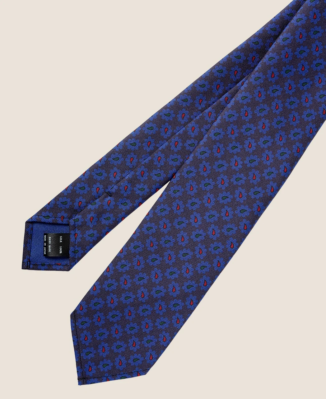 UNTIPPED NARROW TIE Ancient Madder Silk - Image 4