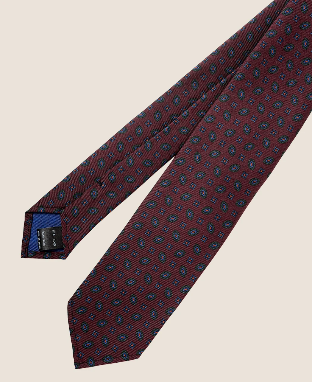 UNTIPPED NARROW TIE Ancient Madder Silk - Image 6