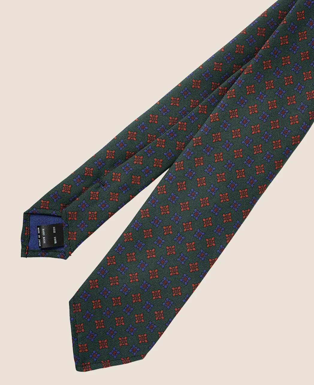 UNTIPPED NARROW TIE Ancient Madder Silk - Image 8