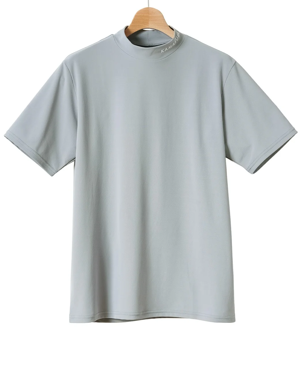 kamakura logo Mock Neck Golf T shirt - Image 10