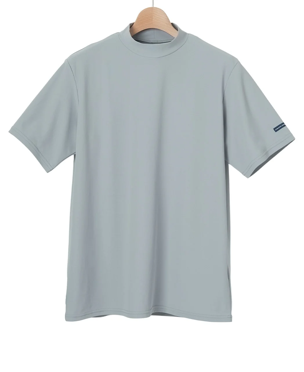 Mock neck golf top with logo - Image 5