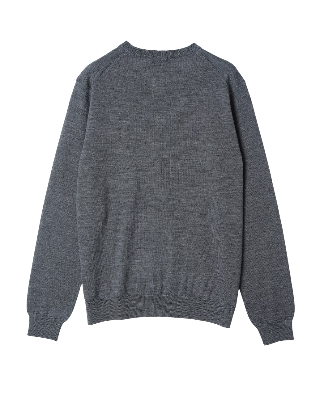 V-NECK KNIT SWEATER 12 Gauge Super Extra Fine Merino - Image 12