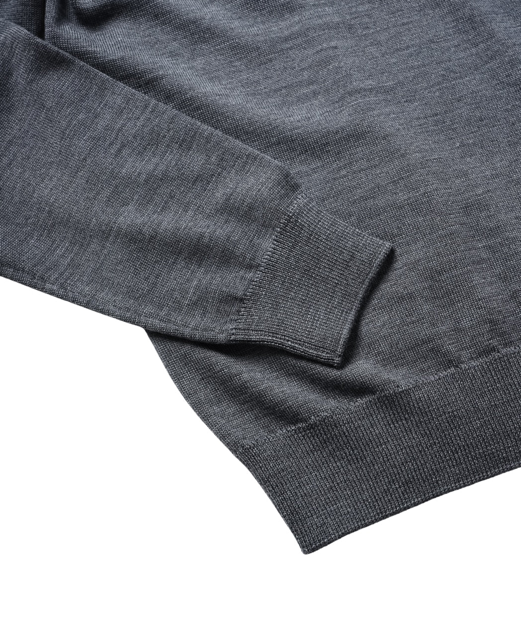 V-NECK KNIT SWEATER 12 Gauge Super Extra Fine Merino - Image 14