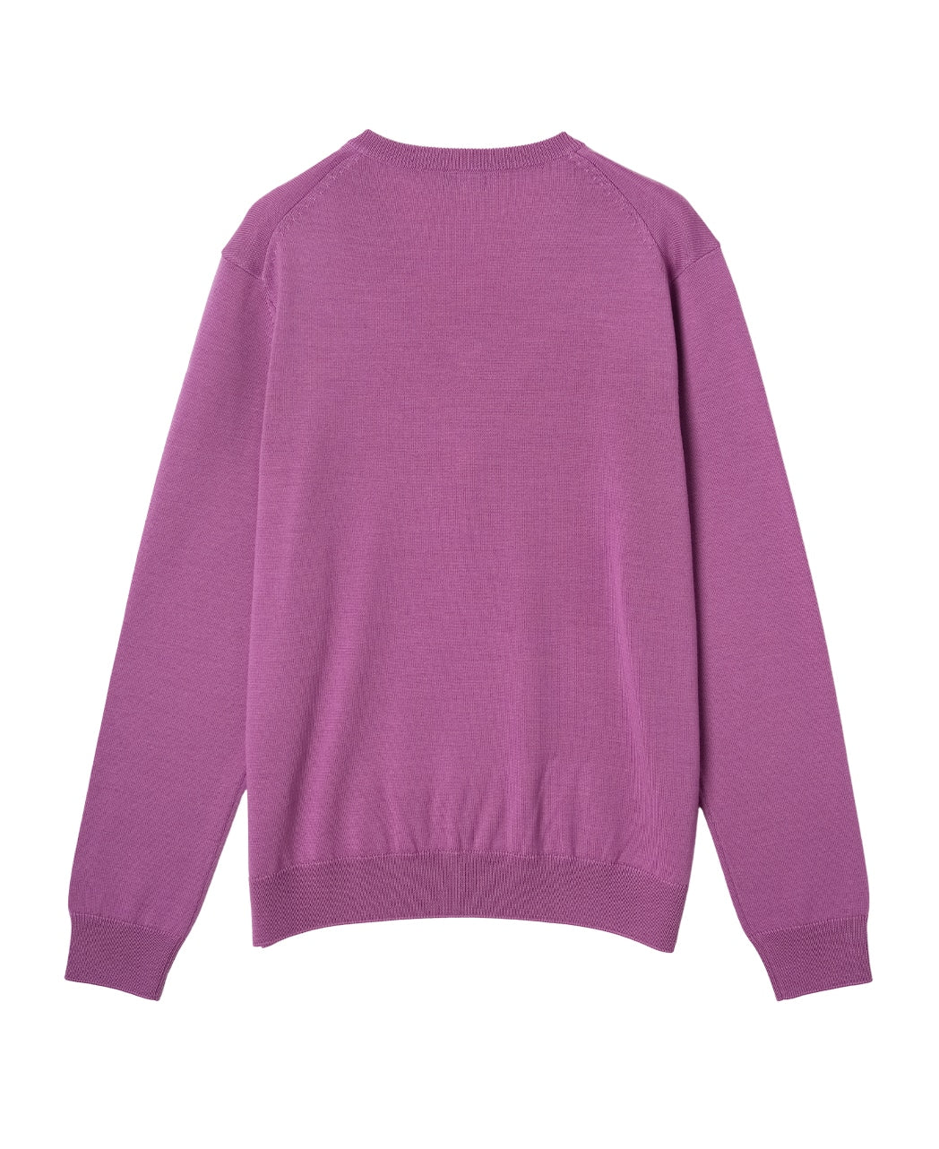 V-NECK KNIT SWEATER 12 Gauge Super Extra Fine Merino - Image 7