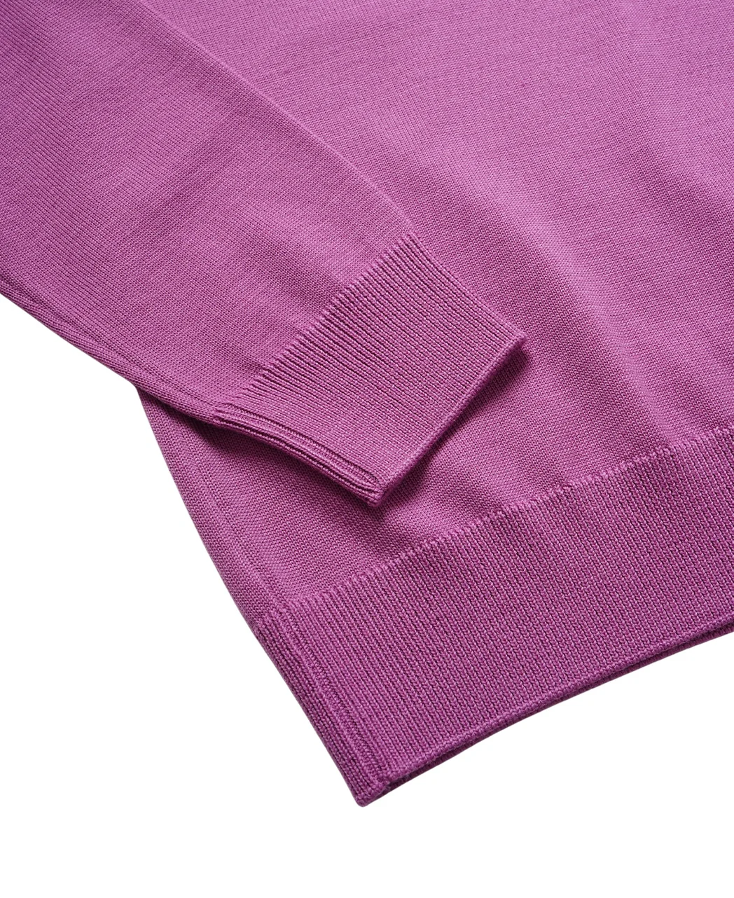 V-NECK KNIT SWEATER 12 Gauge Super Extra Fine Merino - Image 9