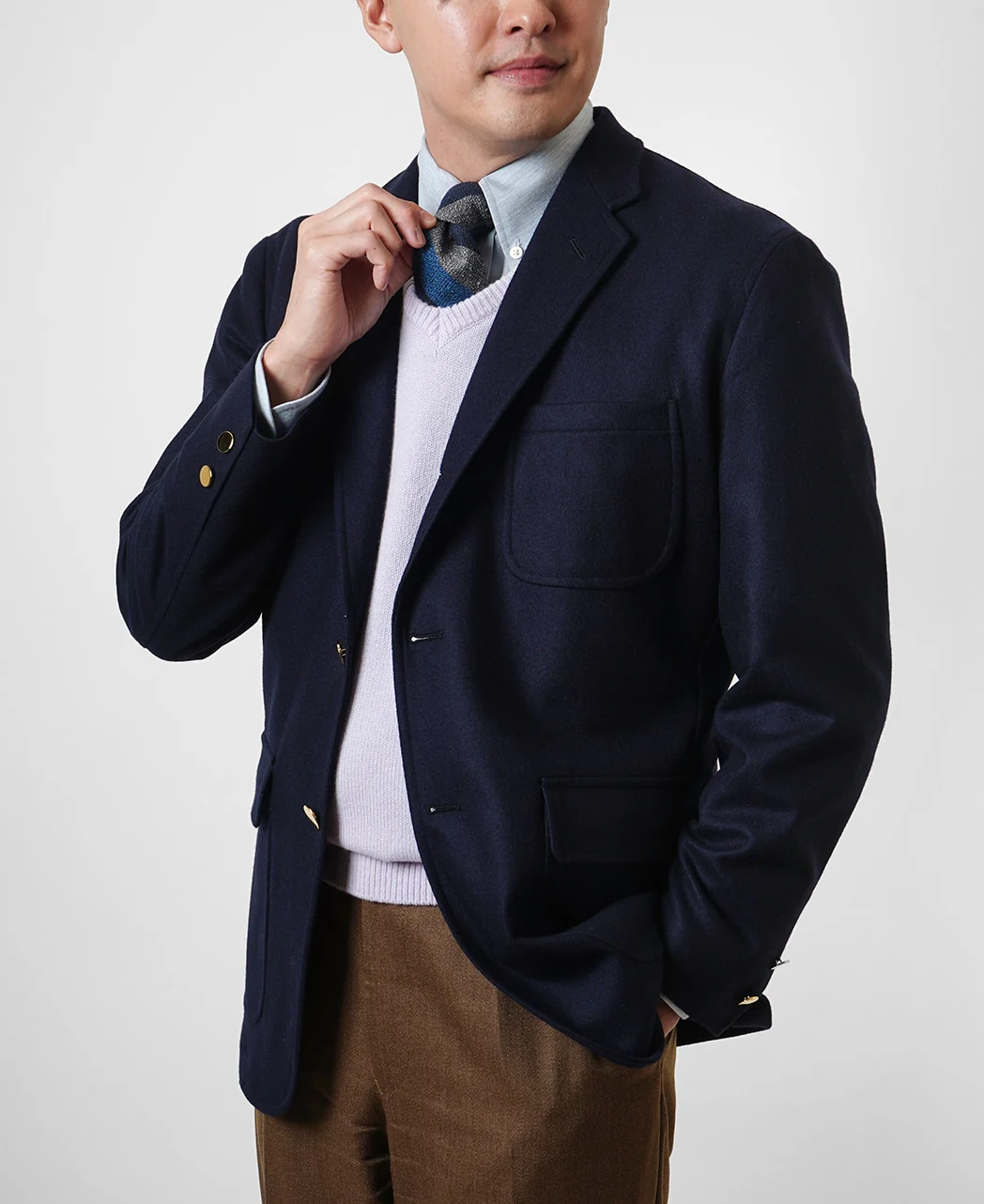 Cashmere V-Neck Vest - Image 4