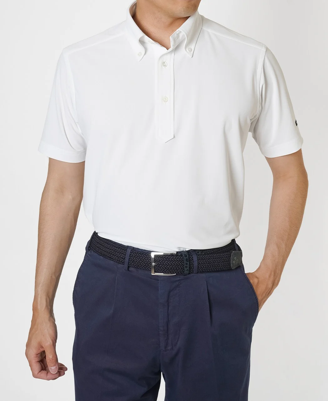 36-Gauge Knit Golf Polo Shirt - Image 2