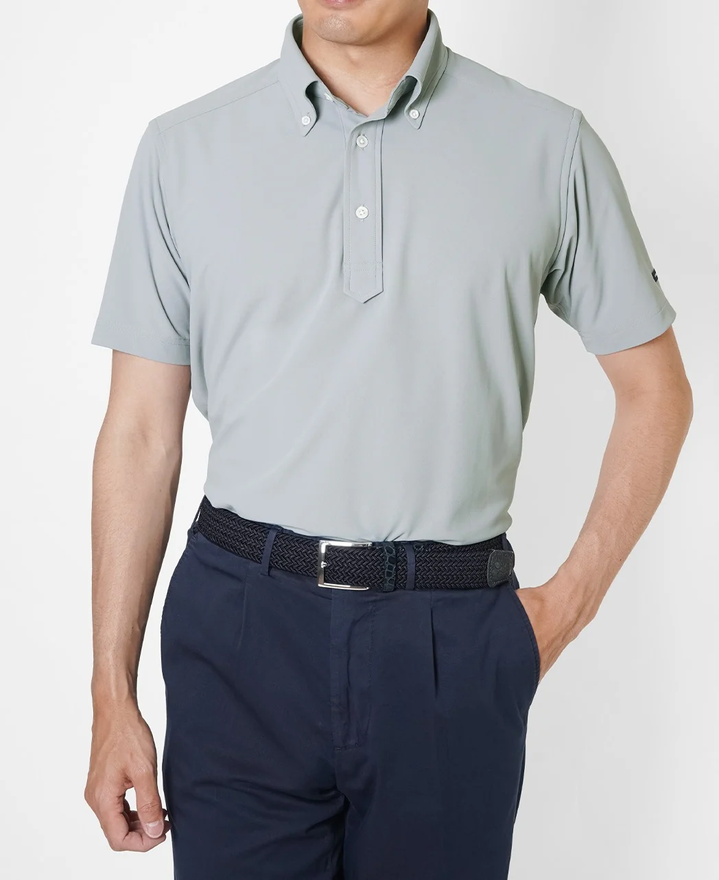 36-Gauge Knit Golf Polo Shirt - Image 9