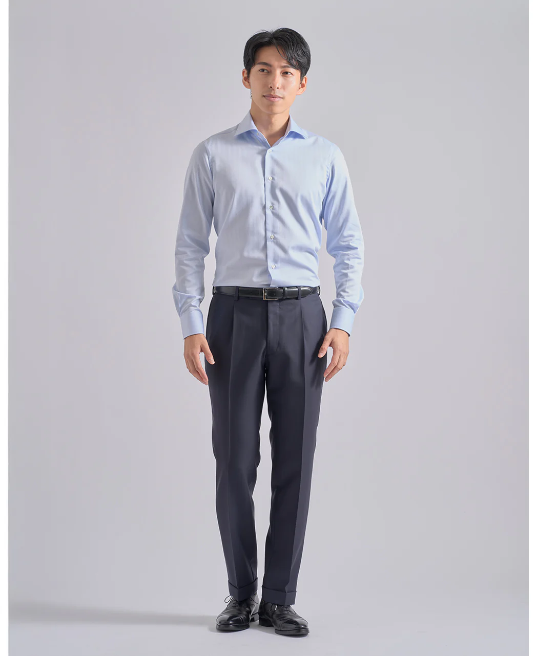 TOKYO SLIM FIT- Spread Herringbone J-TECH EASY CARE - Image 3
