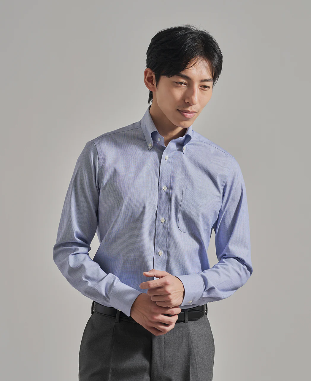 TOKYO SLIM FIT  Button Down Pinpoint Oxford J-Tech Easy care - Image 10