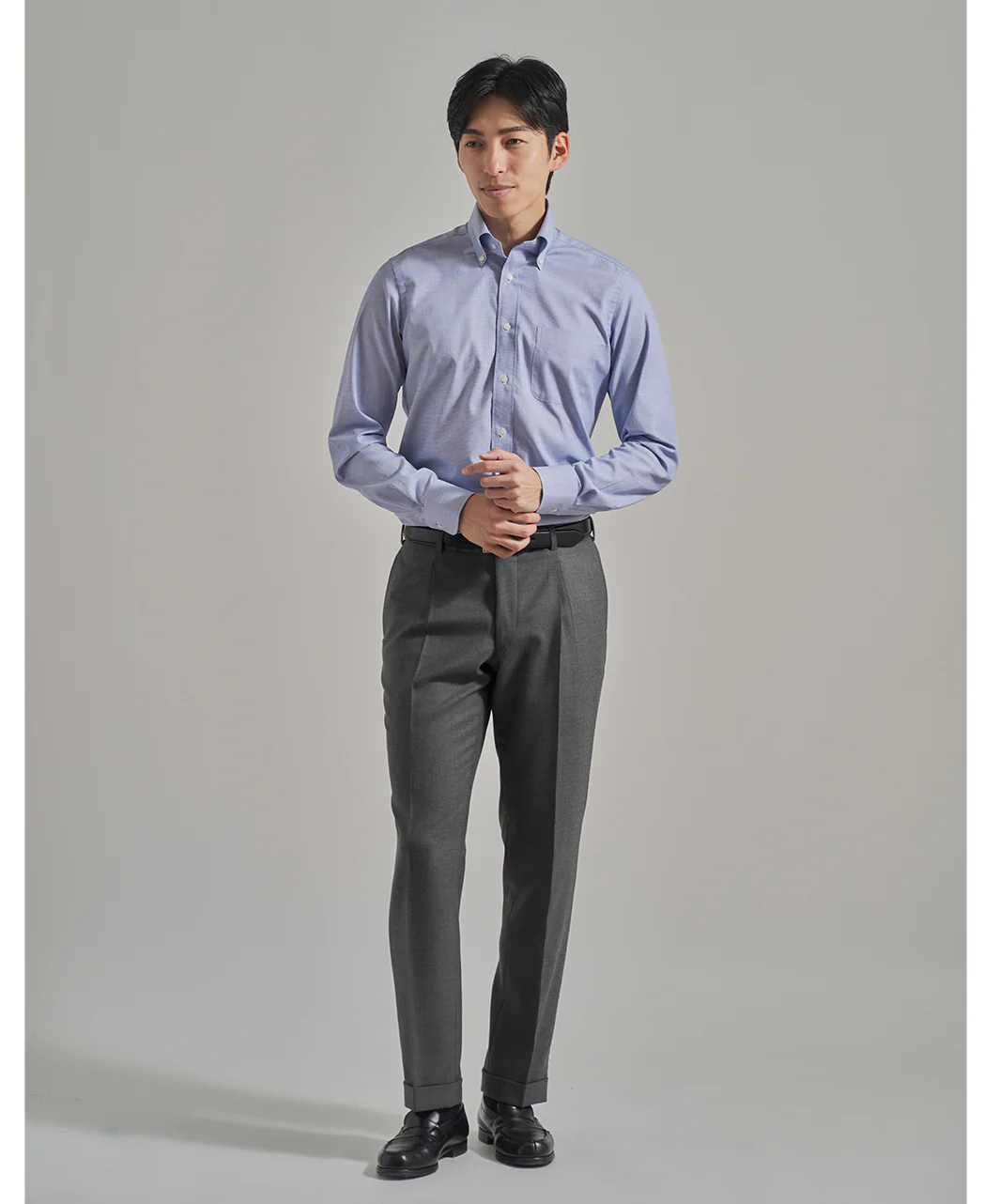TOKYO SLIM FIT  Button Down Pinpoint Oxford J-Tech Easy care - Image 11