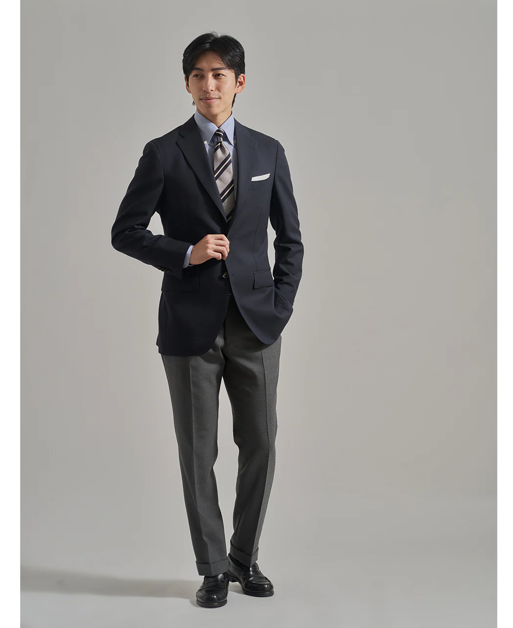 TOKYO SLIM FIT  Button Down Pinpoint Oxford J-Tech Easy care - Image 15