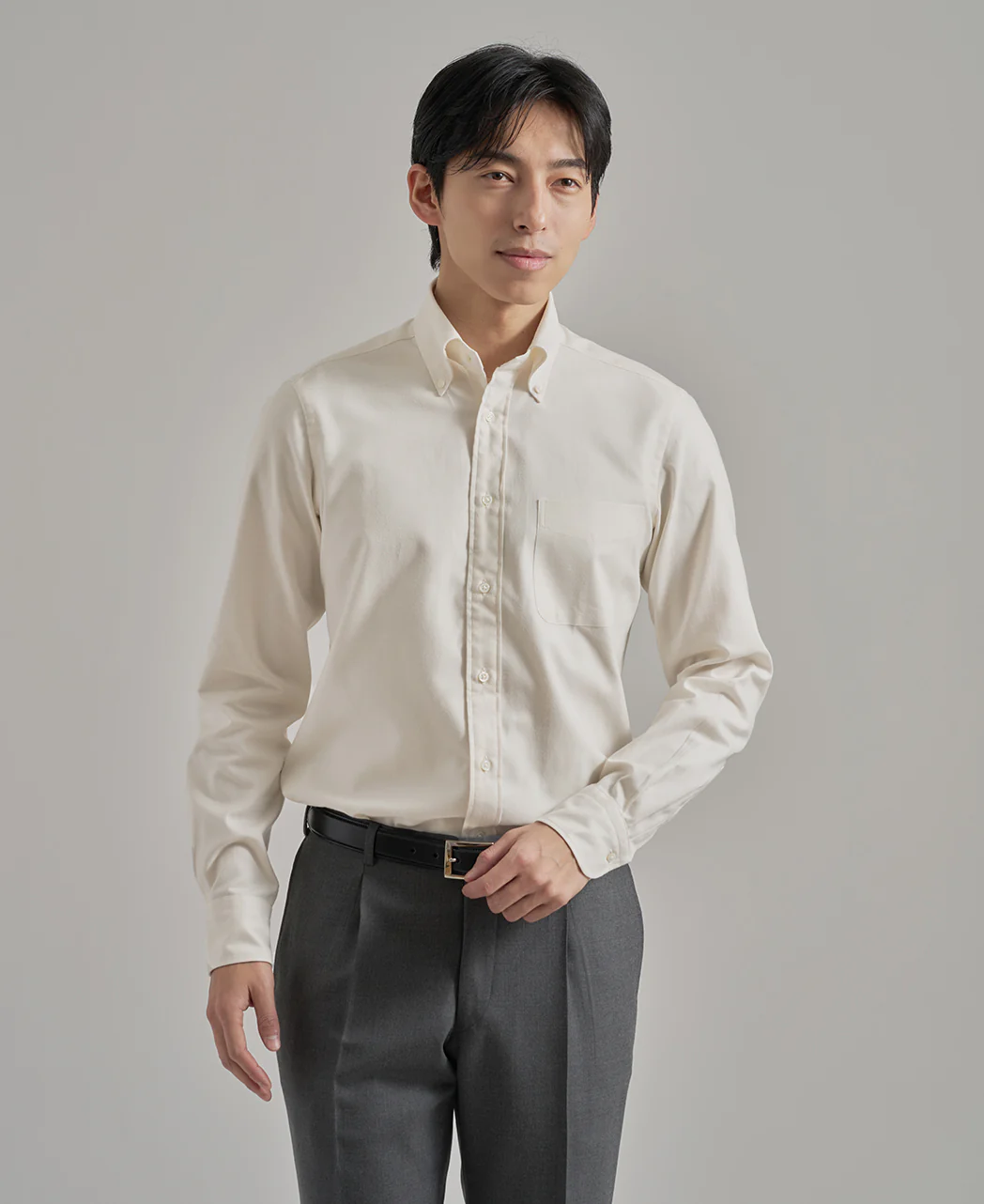 TOKYO SLIM FIT Button Down Flannel Oxford - Image 12