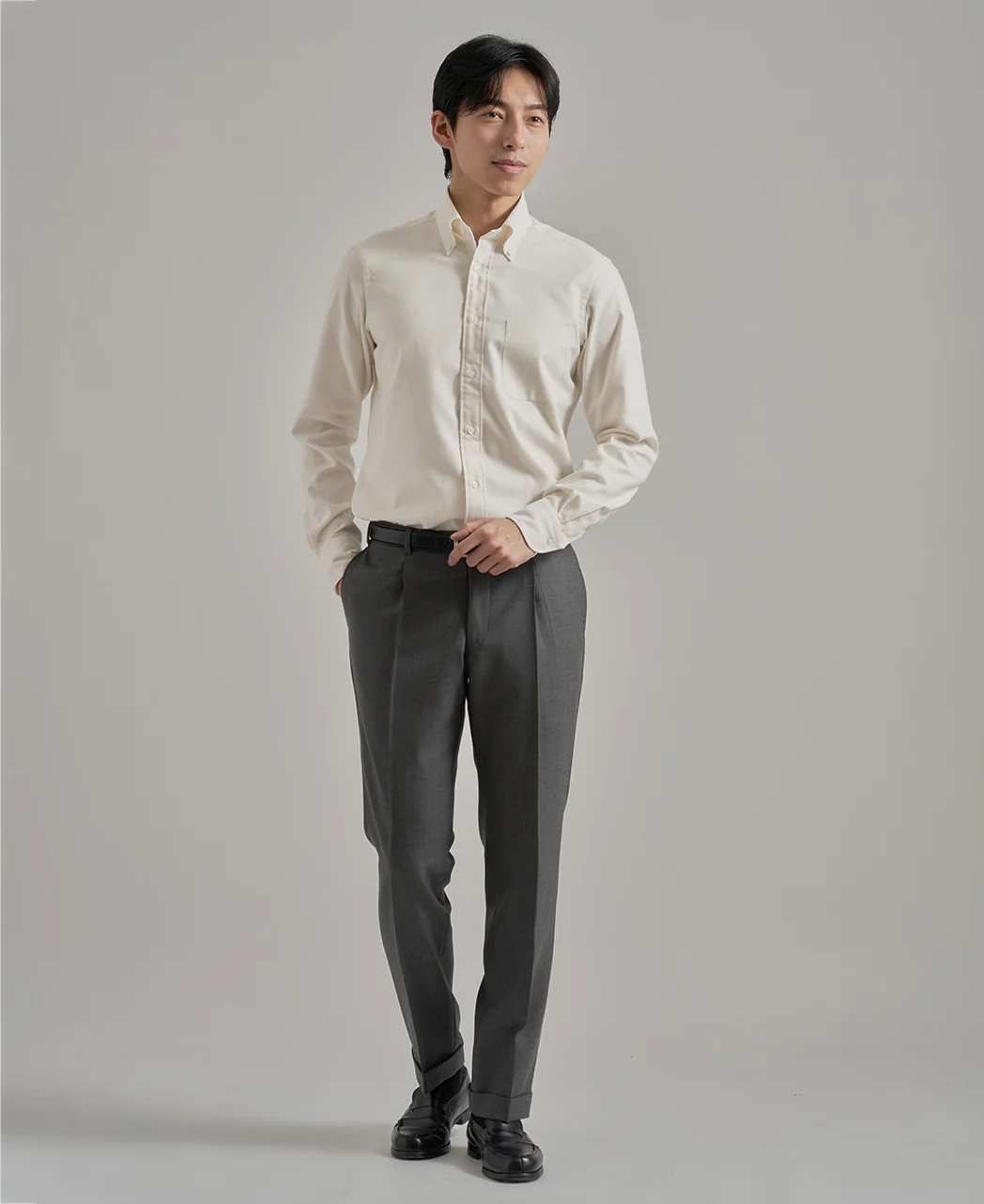 TOKYO SLIM FIT Button Down Flannel Oxford - Image 15