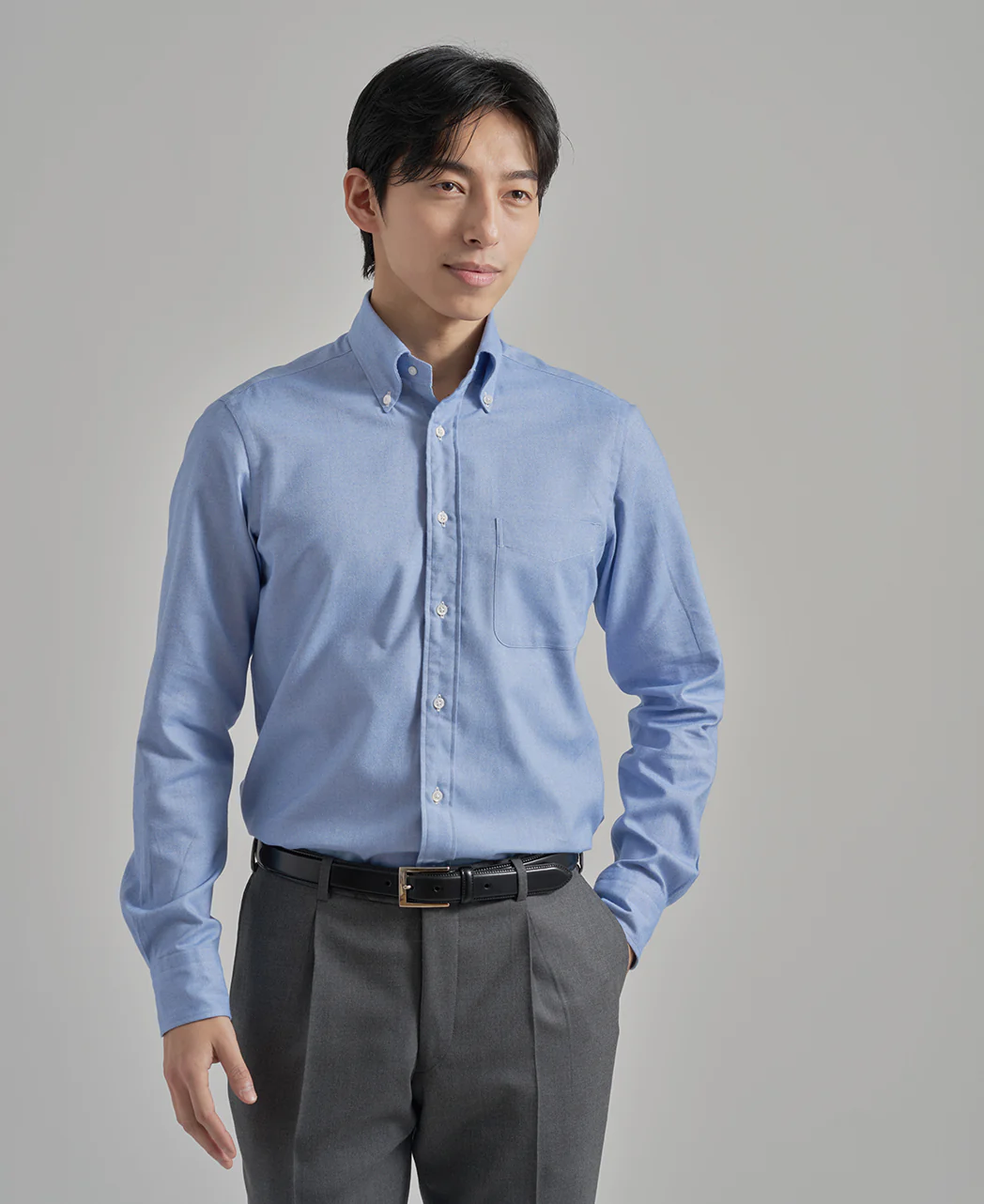 TOKYO SLIM FIT Button Down Flannel Oxford - Image 2