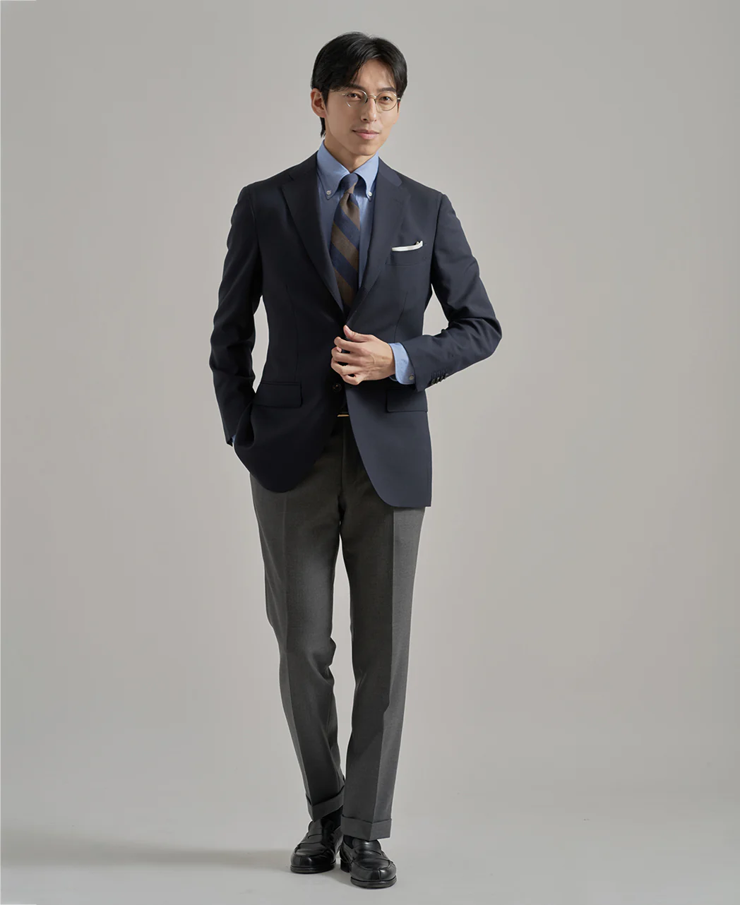 TOKYO SLIM FIT Button Down Flannel Oxford - Image 6