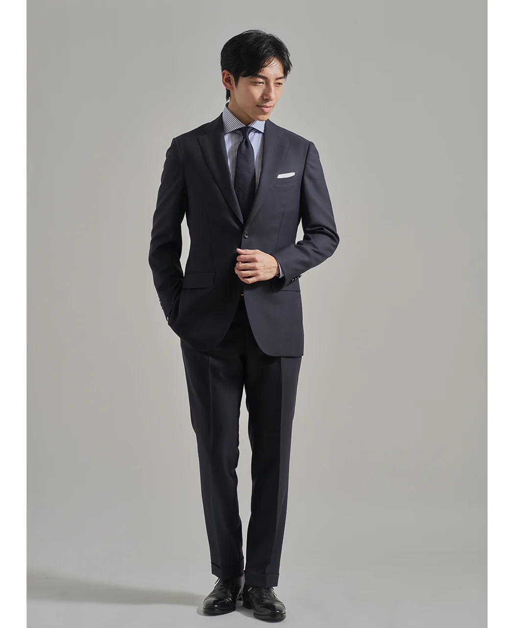TOKYO SLIM FIT -  Italian Spread Twill J-TECH EASY CARE - Image 3