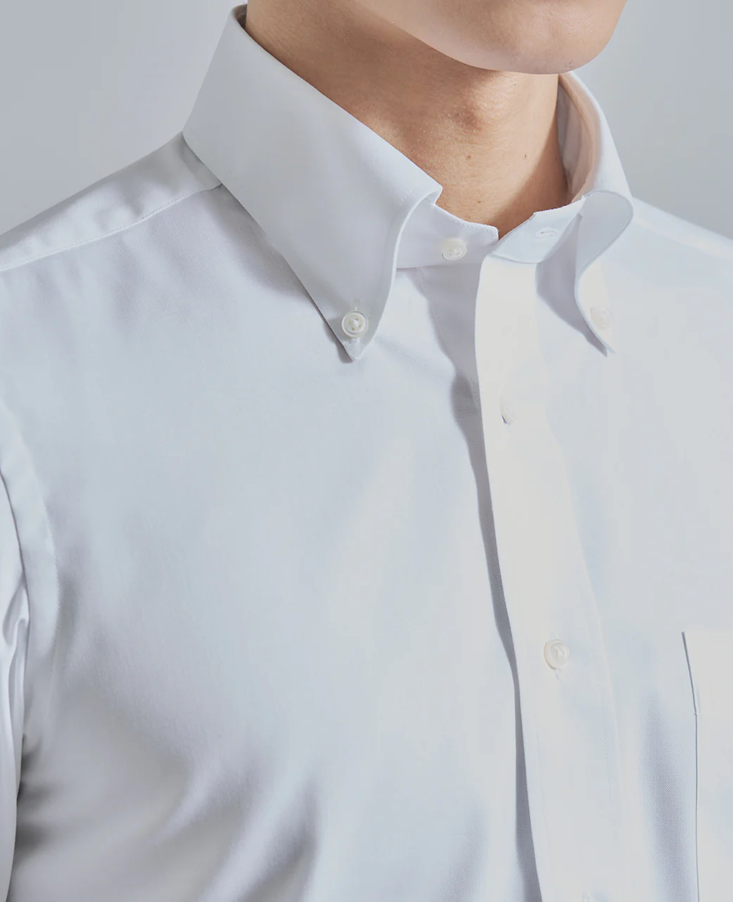 TOKYO SLIM FIT - Button Down Pinpoint Oxford J-TECH EASY CARE - Image 4