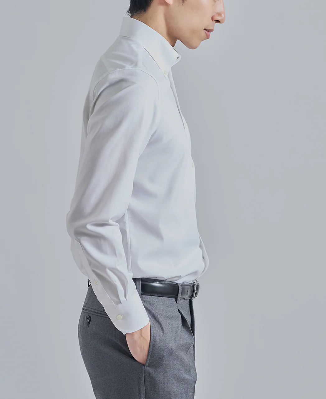 TOKYO SLIM FIT - Button Down Pinpoint Oxford J-TECH EASY CARE - Image 5