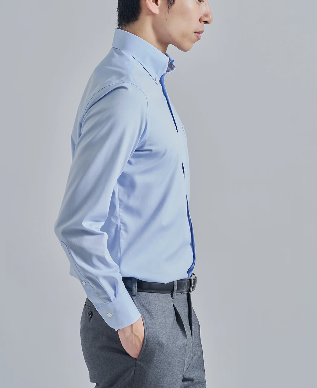 TOKYO SLIM FIT  Button Down Pinpoint Oxford J-TECH EASY CARE - Image 4