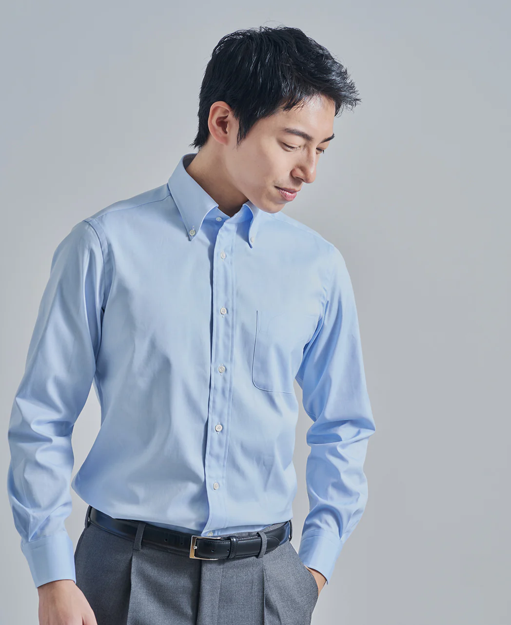 TOKYO SLIM FIT - Button Down Pinpoint Oxford - Image 2
