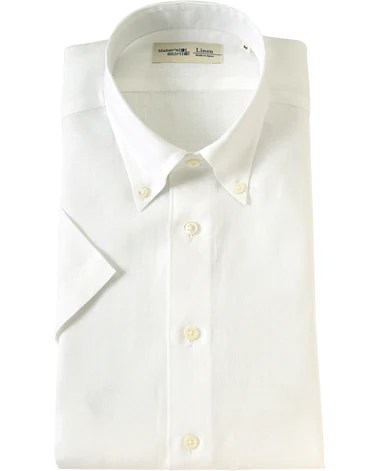 Short Sleeve Shirt - Button Down Linen