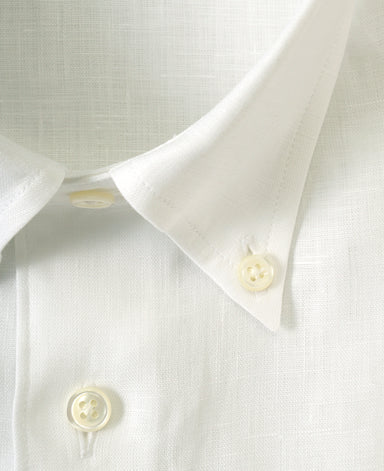 Short Sleeve Shirt - Button Down Linen - Image 2