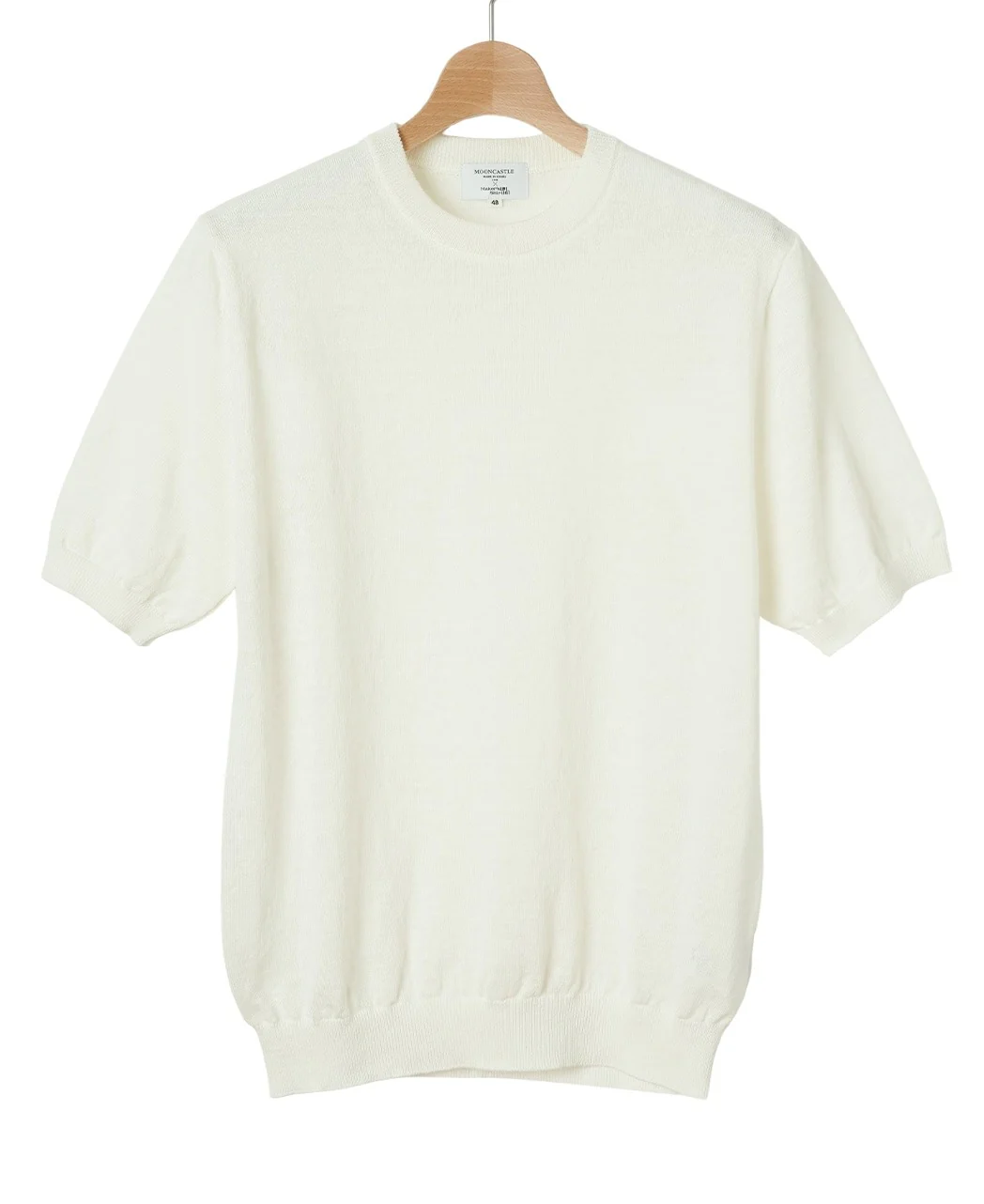 Linen Knit T-Shirt MOONCASTLE - Image 9