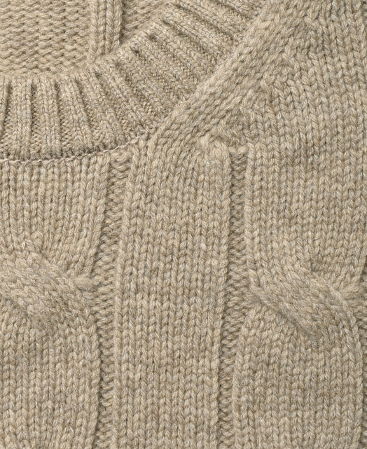 Wool Cashmere CREW NECK SWEATER 7 GAUGE - Image 16
