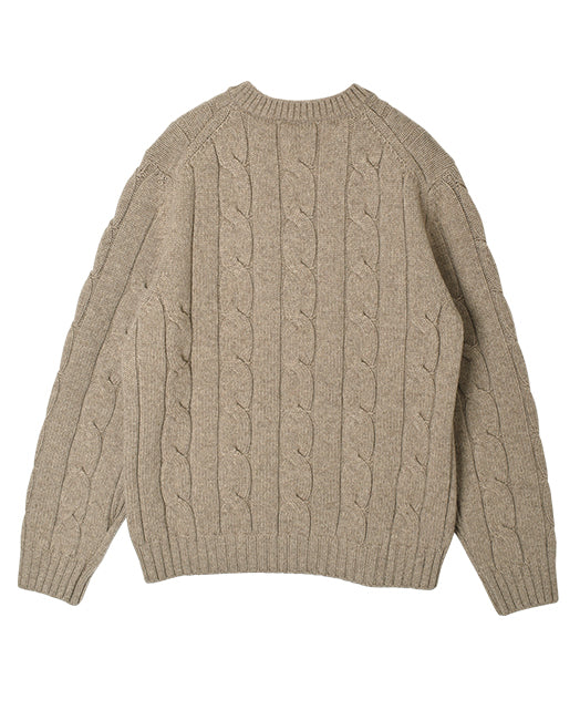 Wool Cashmere CREW NECK SWEATER 7 GAUGE - Image 17
