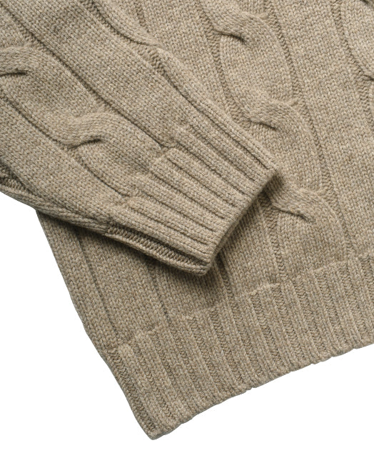 Wool Cashmere CREW NECK SWEATER 7 GAUGE - Image 18