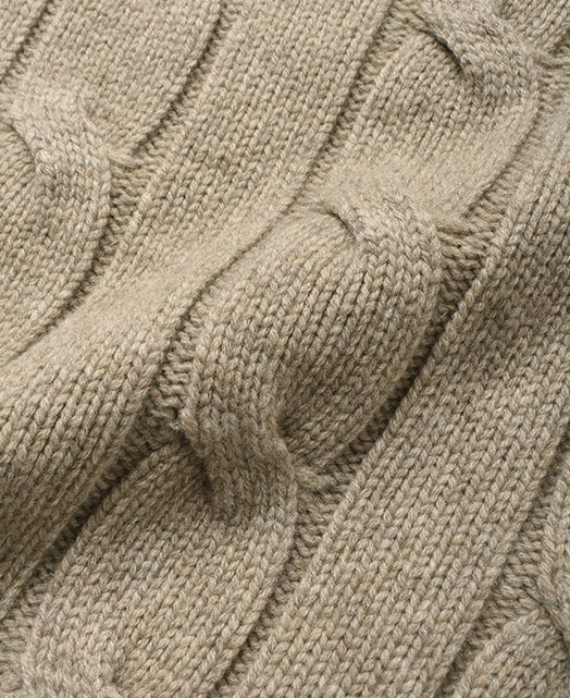 Wool Cashmere CREW NECK SWEATER 7 GAUGE - Image 19