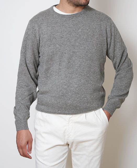 Cashmere CREW NECK SWEATER 12 GAUGE - Image 14