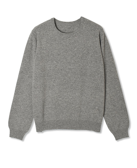 Cashmere CREW NECK SWEATER 12 GAUGE - Image 8