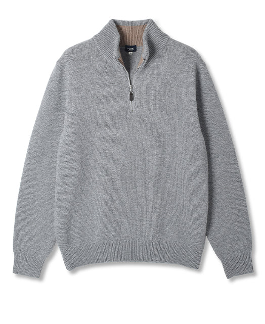 CASHMERE Zipup COLLAR Sweater - Image 12
