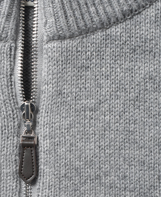 CASHMERE Zipup COLLAR Sweater - Image 13