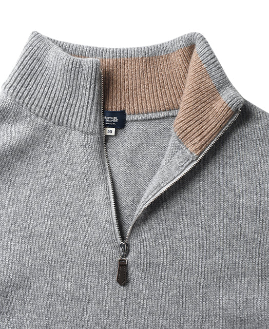 CASHMERE Zipup COLLAR Sweater - Image 18