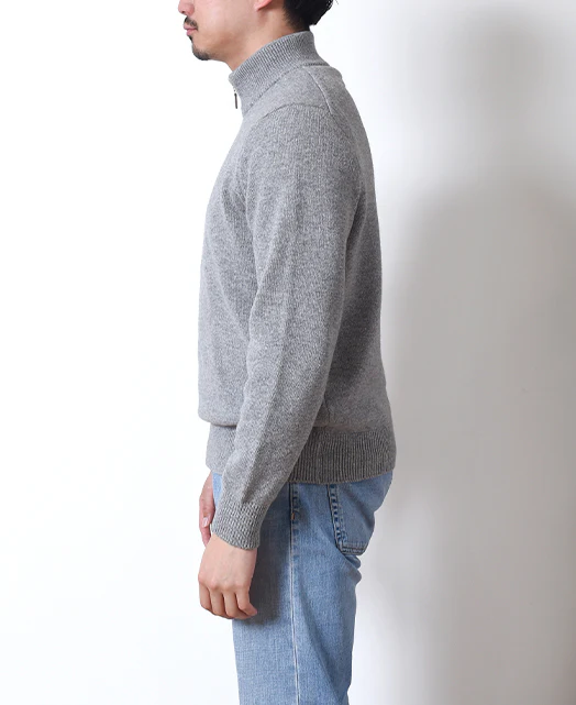 CASHMERE Zipup COLLAR Sweater - Image 21