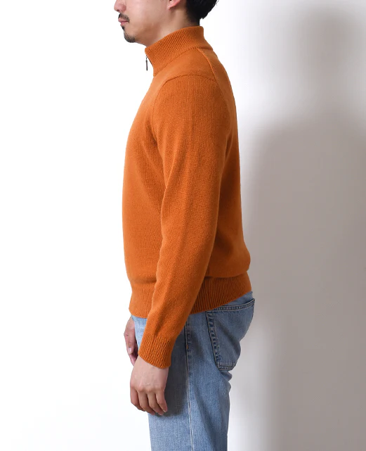 CASHMERE Zipup COLLAR Sweater - Image 4