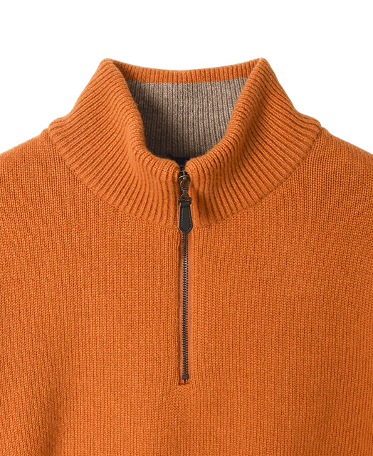 CASHMERE Zipup COLLAR Sweater - Image 7