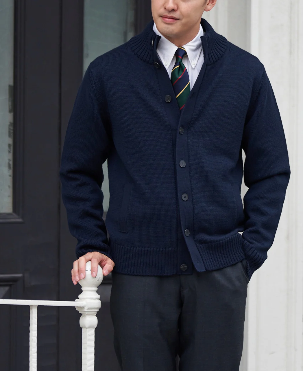 Stand Collar Cardigan - Image 16