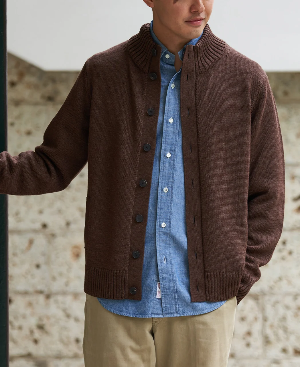 Stand Collar Cardigan - Image 27