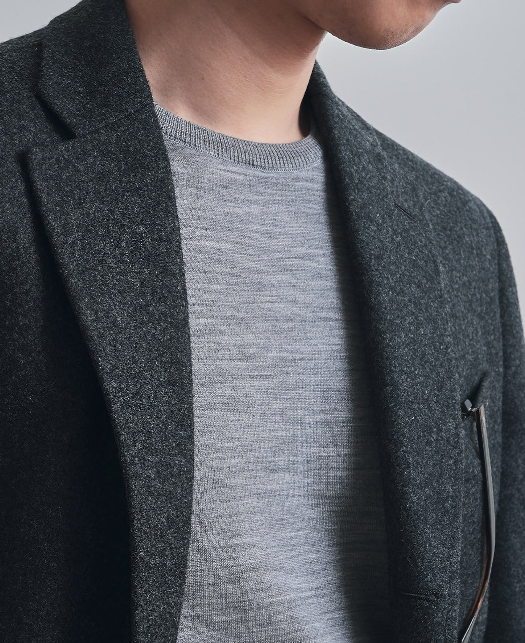 FF30G crew neck Sweater Super Extra Fine Merino - Image 17