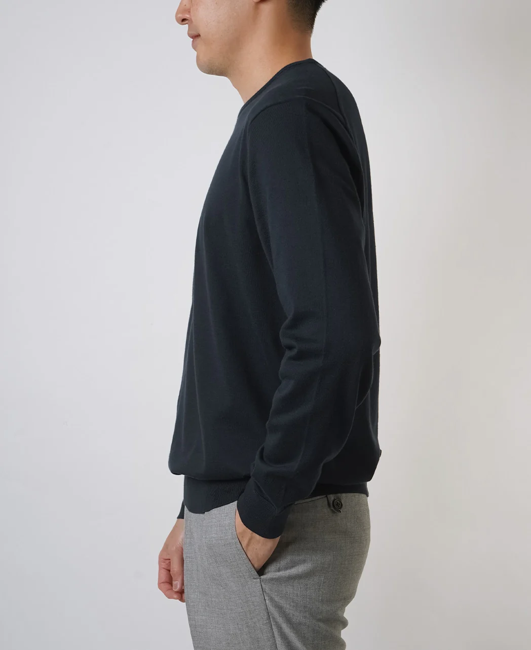 FF30G SUVIN GOLD Cotton Crew Neck Knit - Image 16