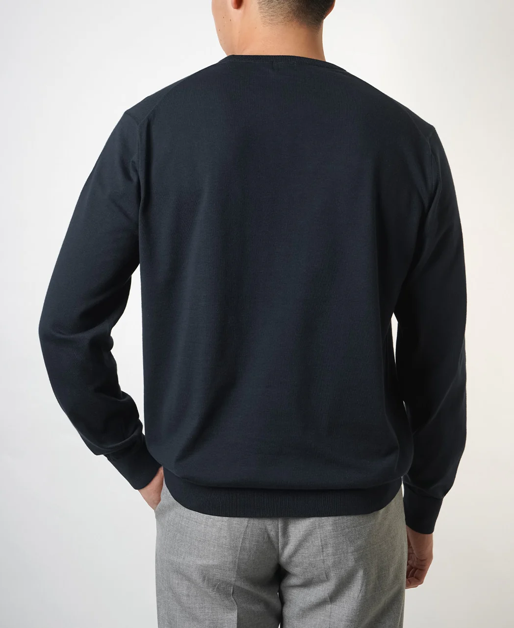 FF30G SUVIN GOLD Cotton Crew Neck Knit - Image 17