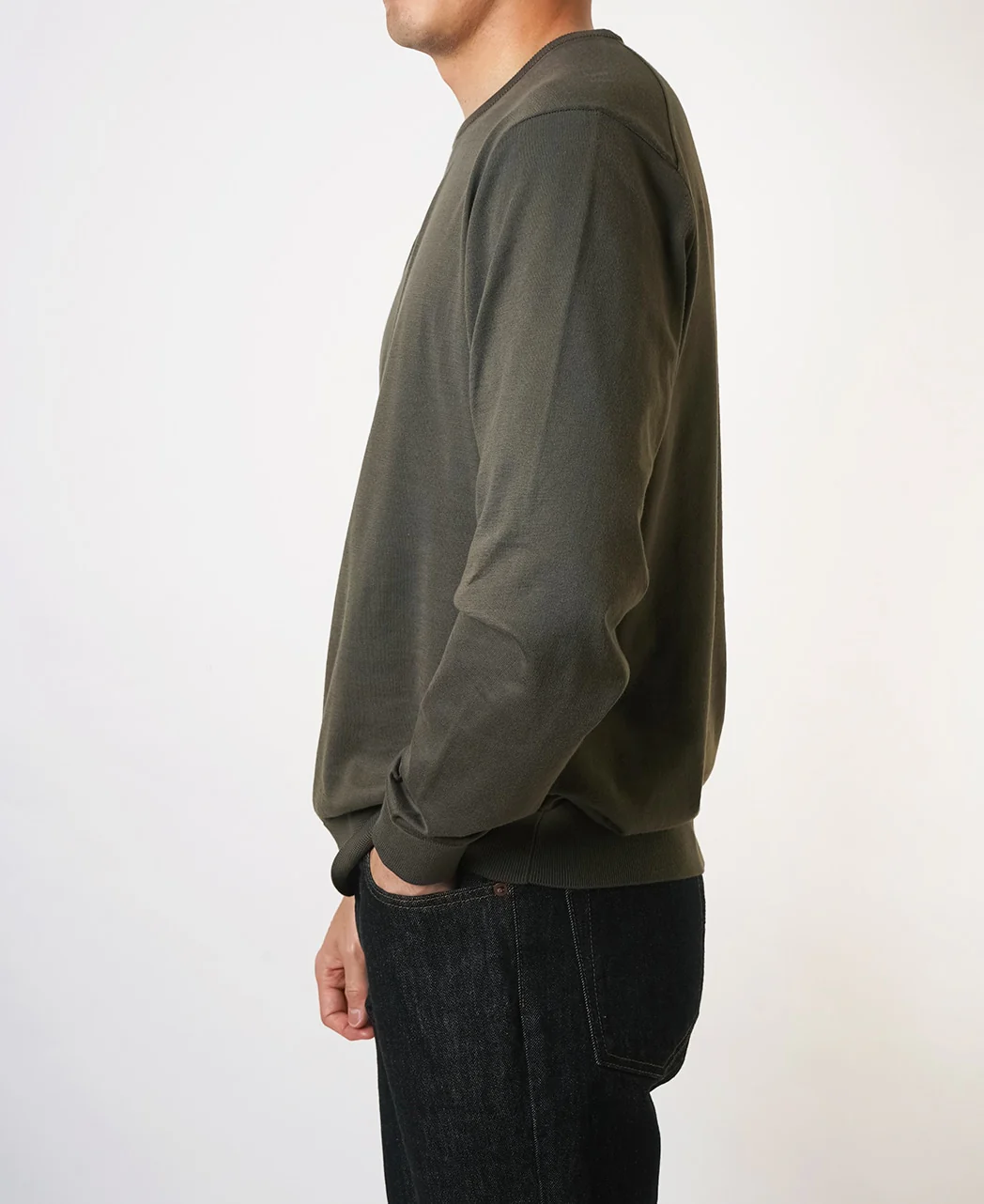 FF30G SUVIN GOLD Cotton Crew Neck Knit - Image 25