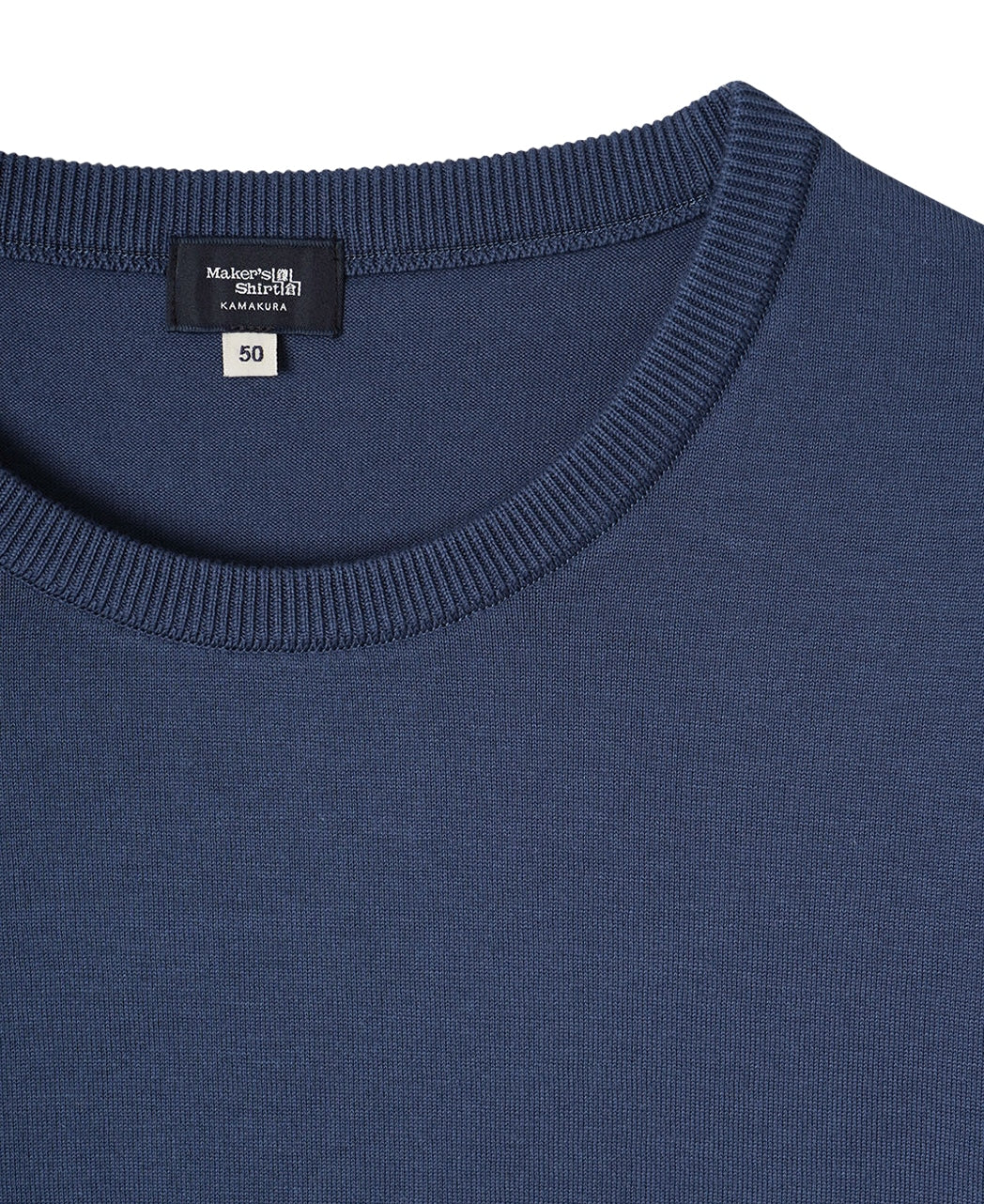FF30G SUVIN GOLD Cotton Crew Neck Knit - Image 3