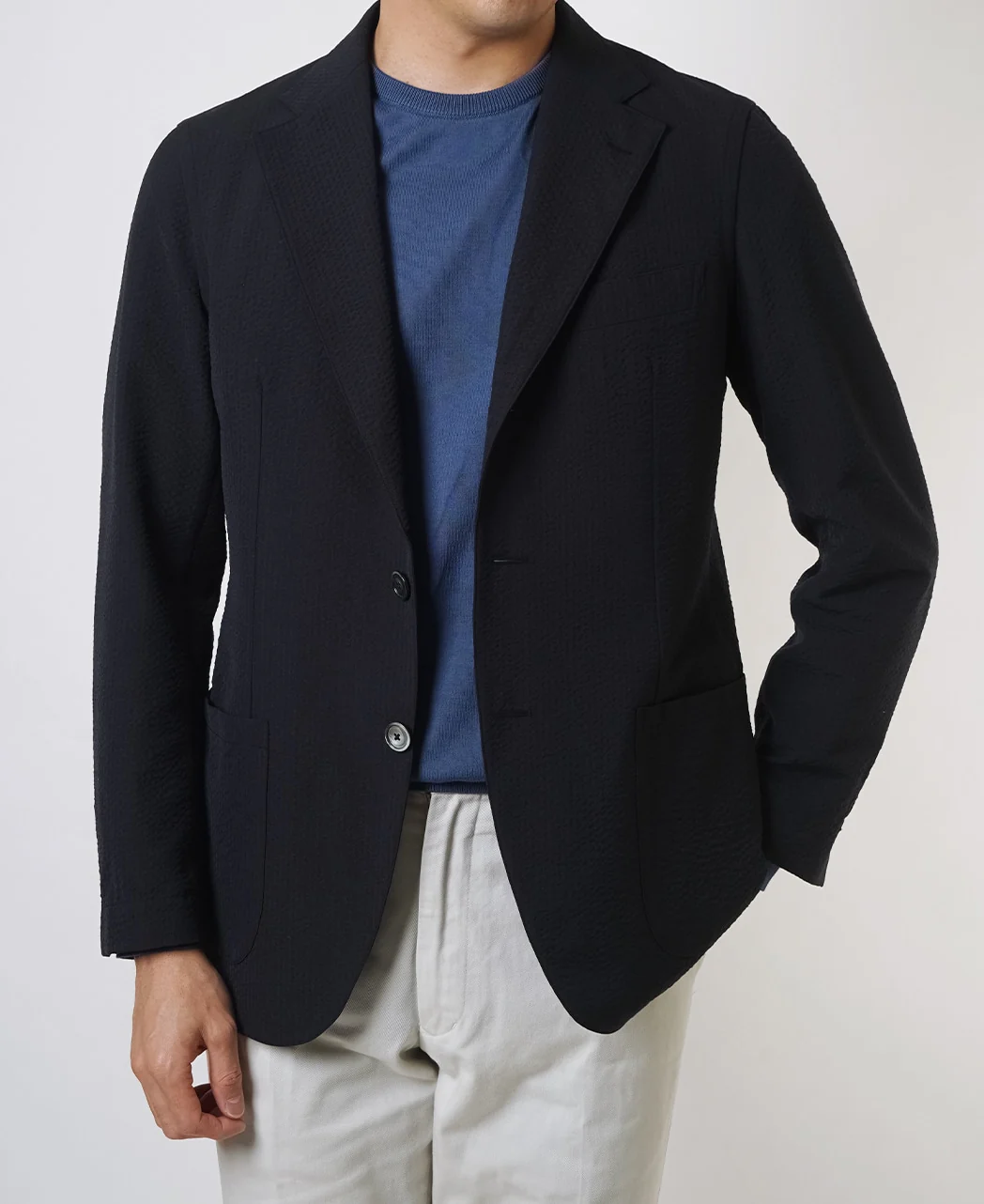 FF30G SUVIN GOLD Cotton Crew Neck Knit - Image 7