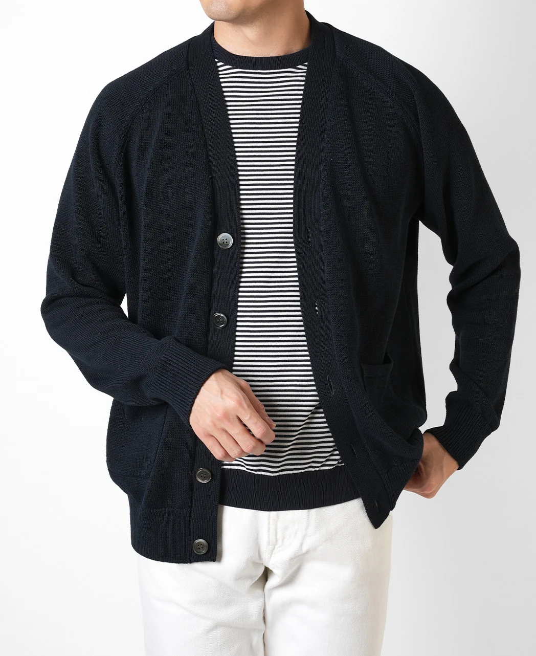 Cotton Raglan Cardigan - Image 10