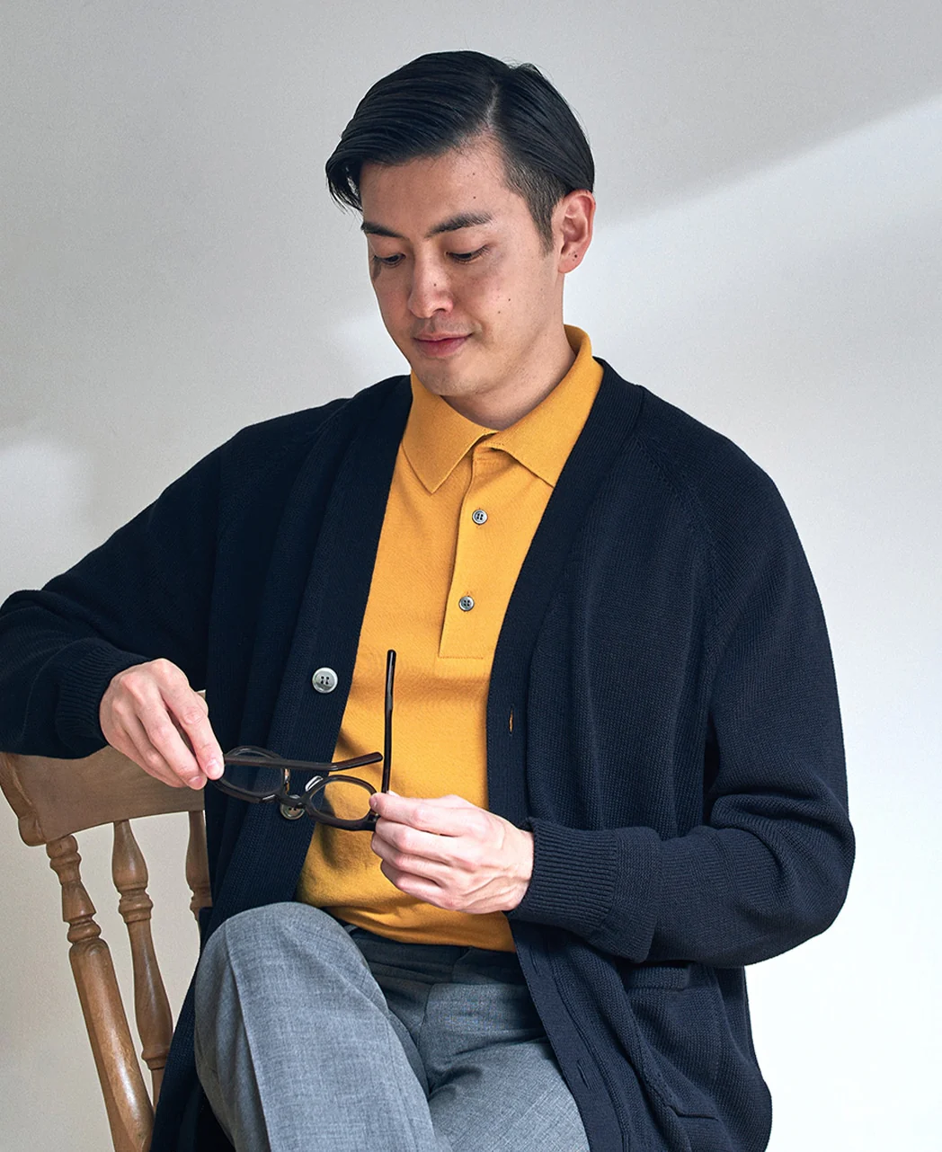 Cotton Raglan Cardigan - Image 17